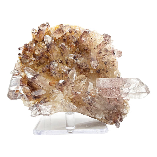 Natural Phantom Quartz Mineral Specimen Rare Healing Crystal Stone with Unique Inclusions for Meditation, Energy Work, Collectors & Home Decor Display - RMI807