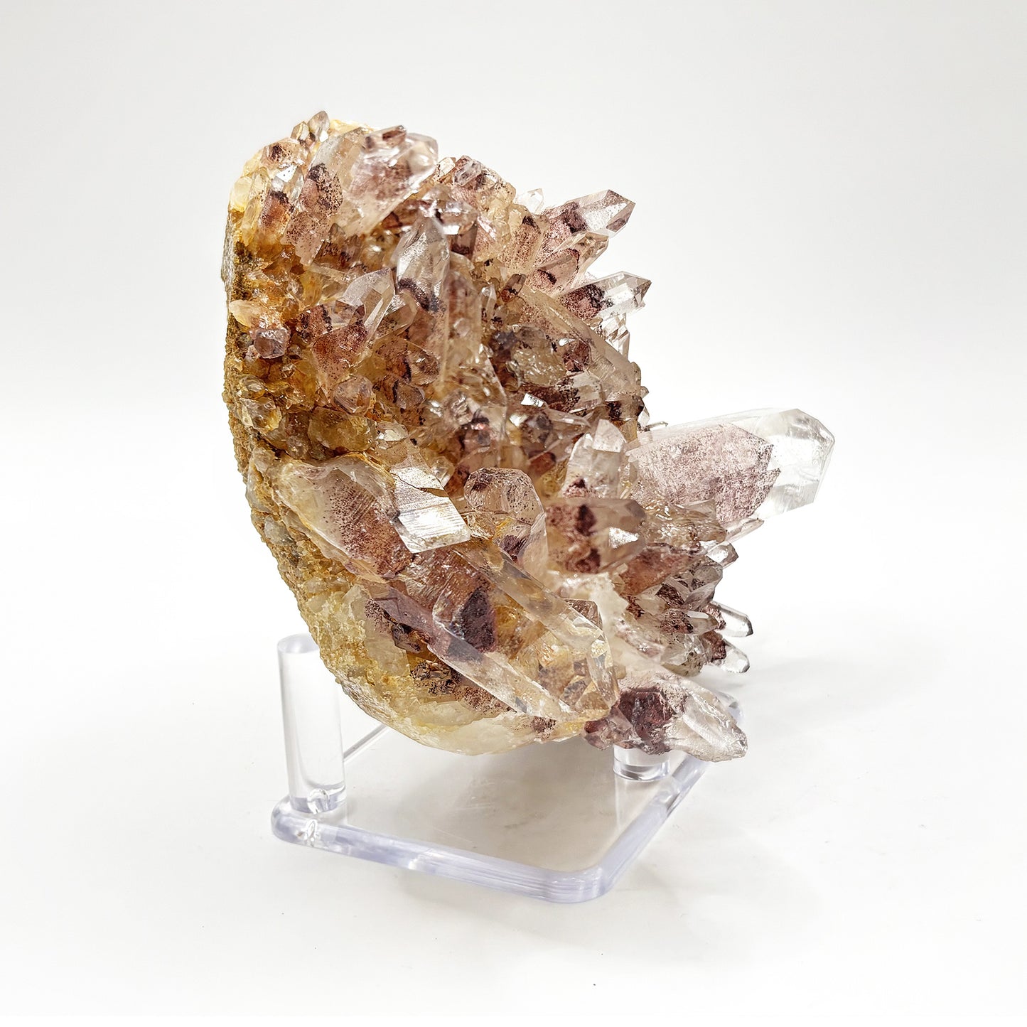 Natural Phantom Quartz Mineral Specimen Rare Healing Crystal Stone with Unique Inclusions for Meditation, Energy Work, Collectors & Home Decor Display - RMI807