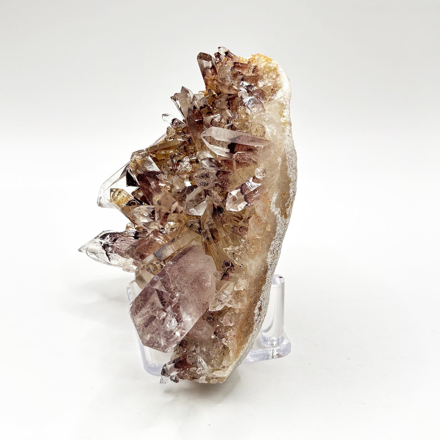 Natural Phantom Quartz Mineral Specimen Rare Healing Crystal Stone with Unique Inclusions for Meditation, Energy Work, Collectors & Home Decor Display - RMI807