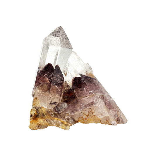 Natural Phantom Quartz Crystal Mineral Specimen Rare Healing Stone for Meditation,Energy Work, Collectors & Home Decor Display - RMI809