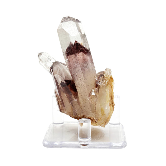 Natural Phantom Quartz Mineral Specimen Unique Healing Crystal Stone with Rare Inclusions for Meditation, Energy Work, Collectors & Home Decor Display - RMI810