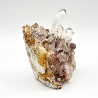 Natural Phantom Quartz Crystal Cluster Raw Mineral Specimen for Healing, Meditation, Energy Work & Home Dcor - RMI811