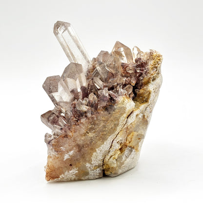 Natural Phantom Quartz Crystal Cluster Raw Mineral Specimen for Healing, Meditation, Energy Work & Home Dcor - RMI811