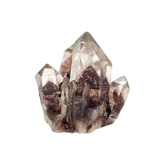 Natural Phantom Quartz Unique Crystal Cluster Mineral Specimen for Healing, Meditation, Energy Work & Collectors - RMI812