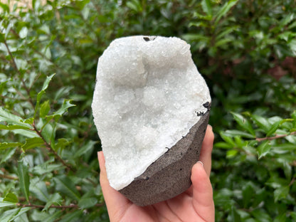 Natural Quartz and Stilbite Mineral Specimen Unique Crystal Cluster for Healing, Meditation, Collectors & Home Decor - RMI816