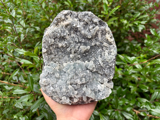Natural Chalcedony Crystal Specimen Beautiful Decorative Stone for Home, Office, Meditation Space & Energy Decor - RMI818
