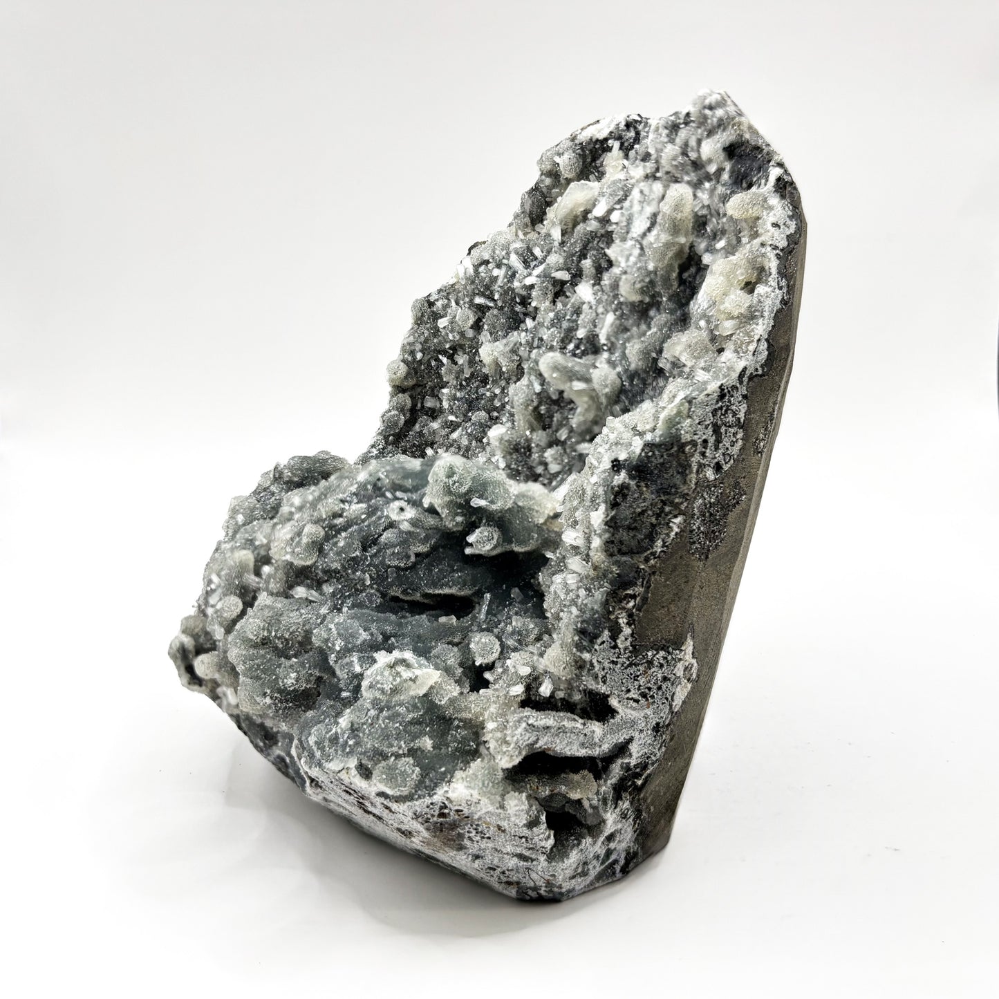 Natural Chalcedony Crystal Specimen Beautiful Decorative Stone for Home, Office, Meditation Space & Energy Decor - RMI818