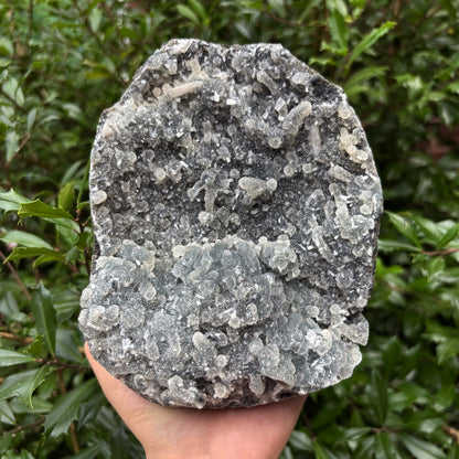 Natural Chalcedony Crystal Specimen Beautiful Decorative Stone for Home, Office, Meditation Space & Energy Decor - RMI818