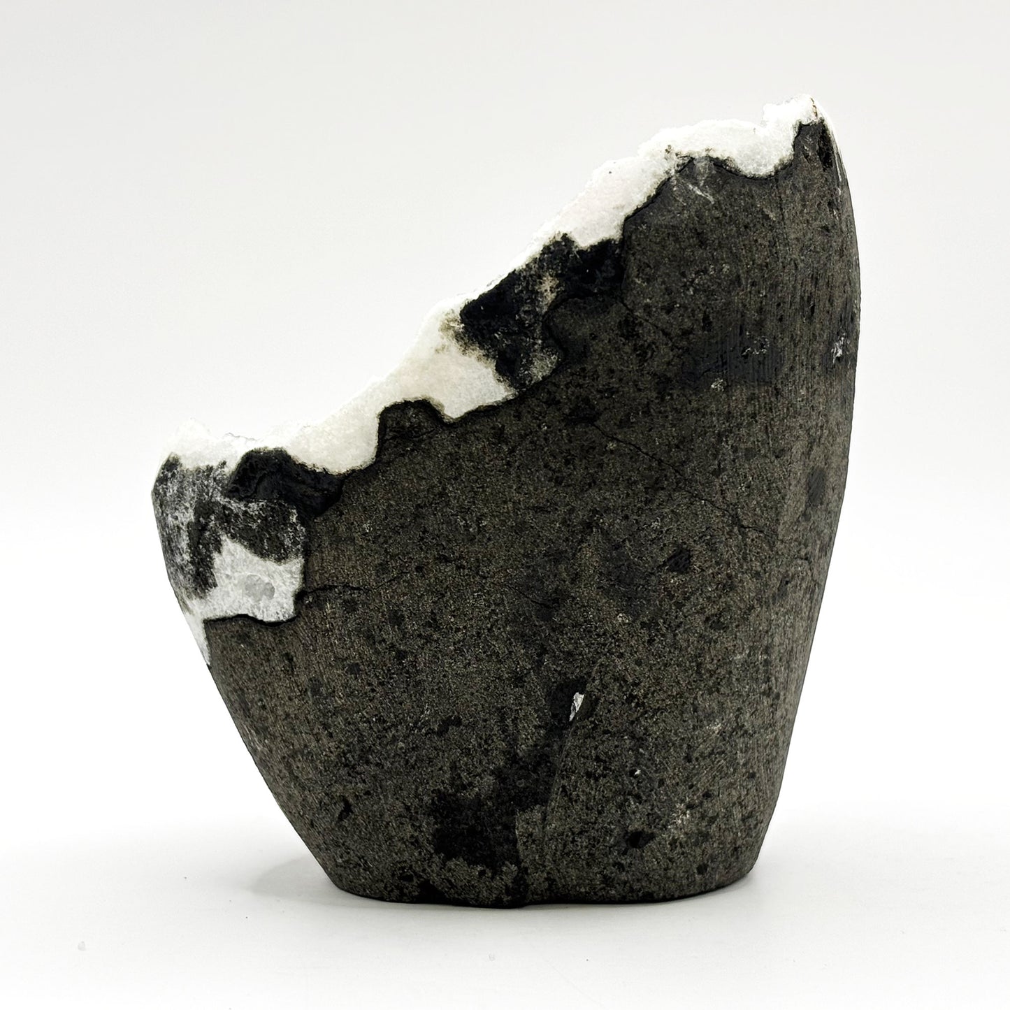 Natural Chalcedony with Stilbite Mineral Specimen - Gem Avenue