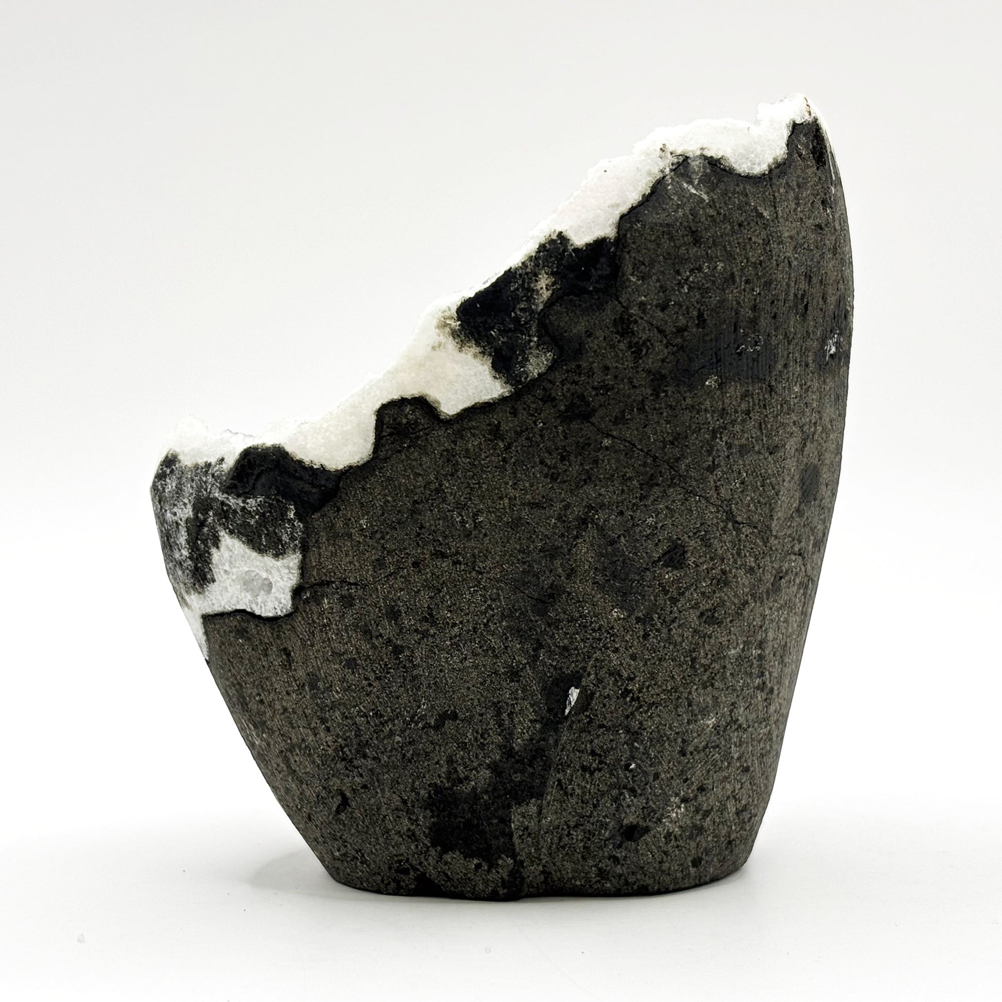 Natural Chalcedony with Stilbite Mineral Specimen - Gem Avenue