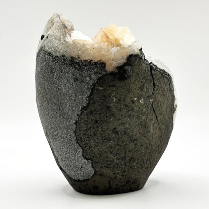 Natural Chalcedony & Stilbite Mineral Specimen - Gem Avenue