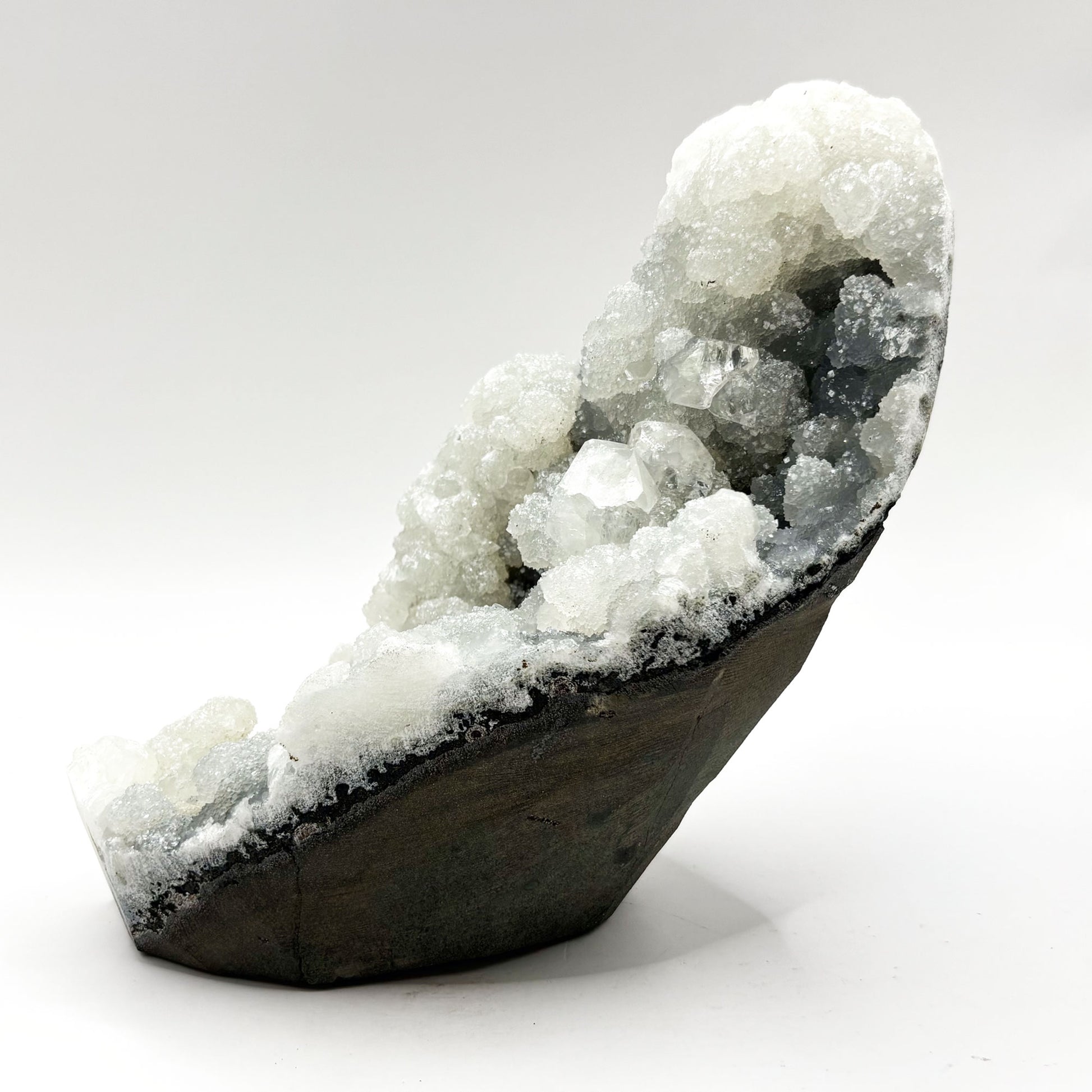 Natural Chalcedony & Apophyllite Mineral Specimen - Gem Avenue