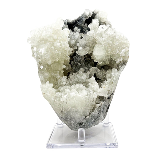 Natural Chalcedony & Apophyllite Mineral Specimen - Gem Avenue