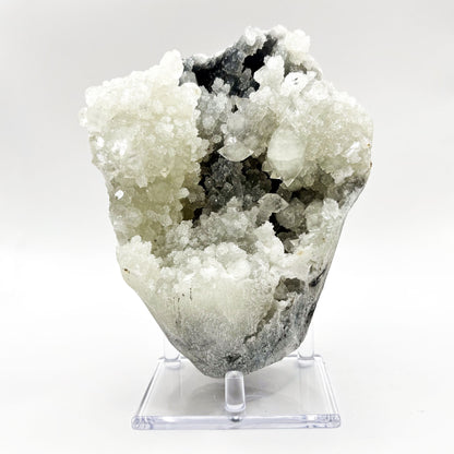 Natural Chalcedony & Apophyllite Mineral Specimen - Gem Avenue