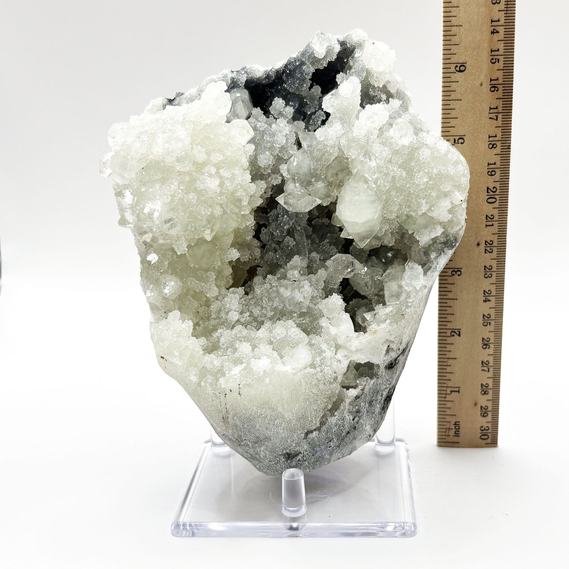 Natural Chalcedony & Apophyllite Mineral Specimen - Gem Avenue