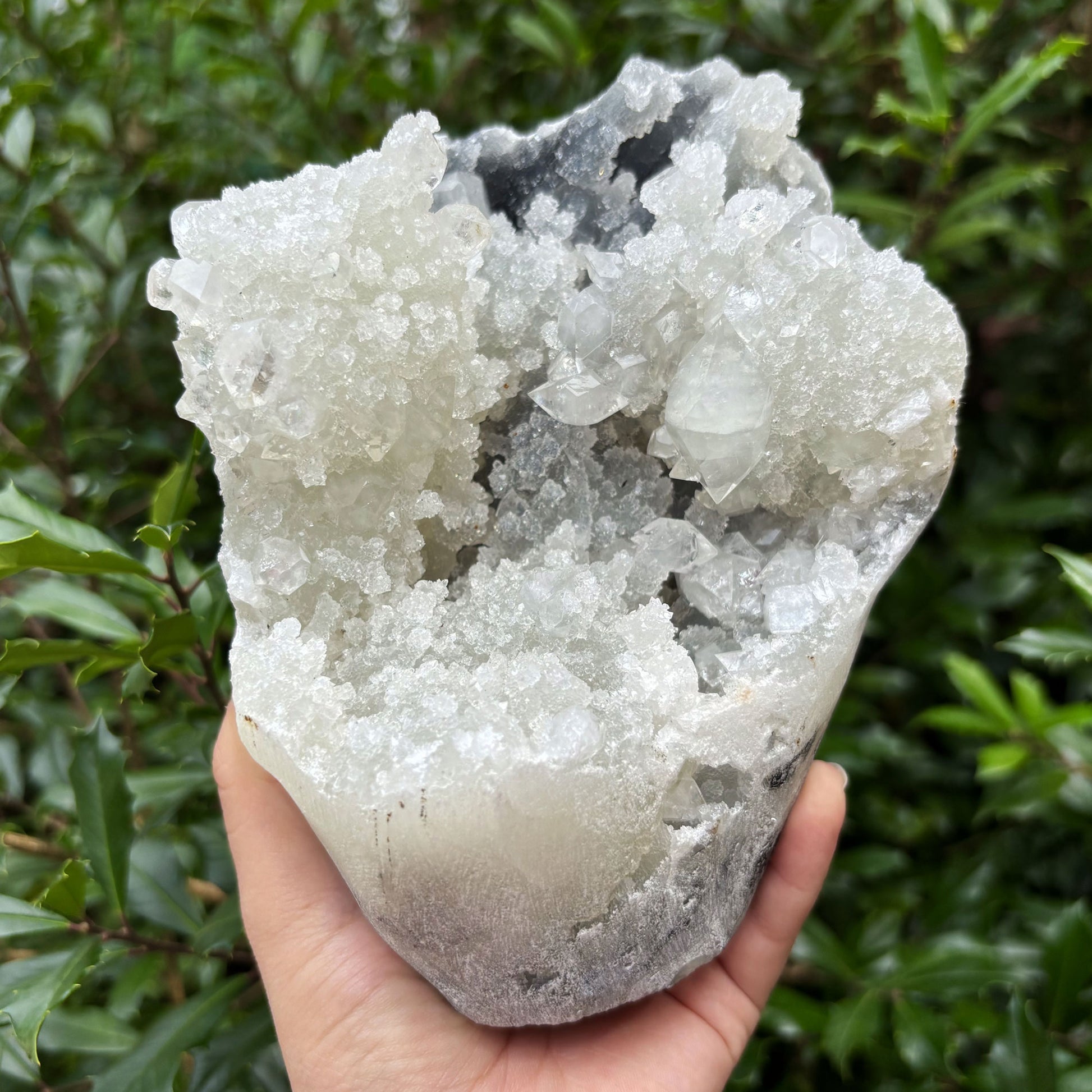 Natural Chalcedony & Apophyllite Mineral Specimen - Gem Avenue