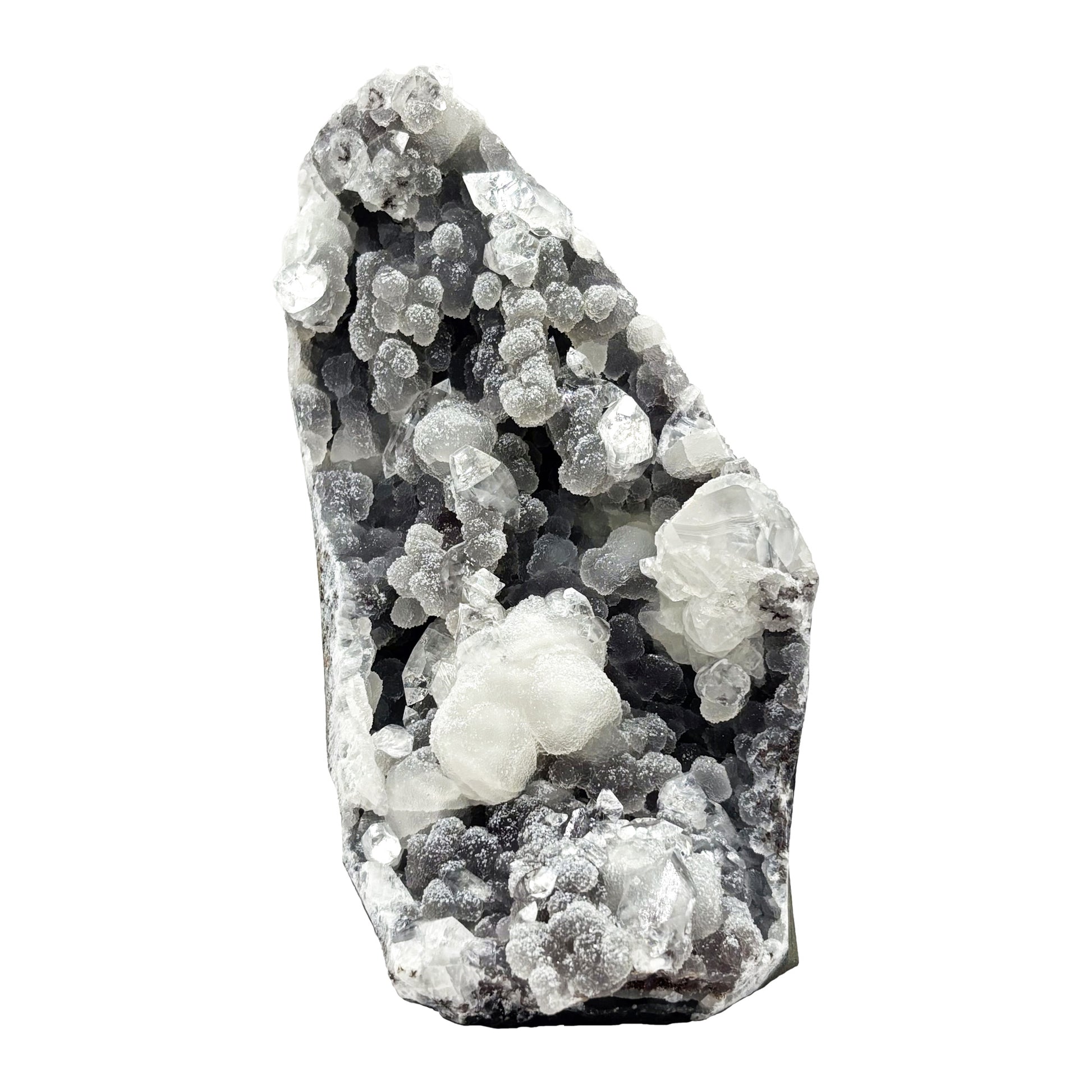 Natural Calcite, Chalcedony & Apophyllite Mineral Specimen - Gem Avenue