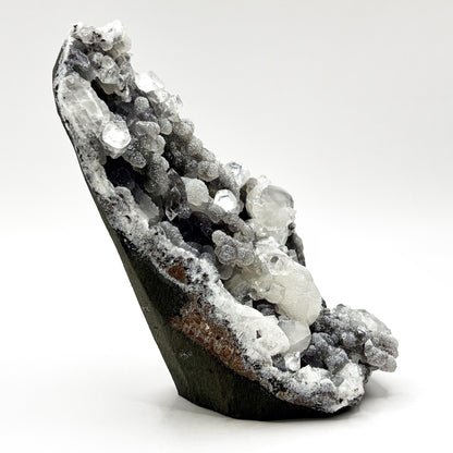 Natural Calcite, Chalcedony & Apophyllite Mineral Specimen - Gem Avenue