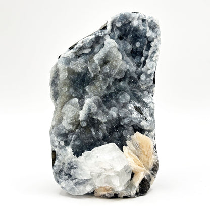 Natural Chalcedony, Apophyllite & Stilbite Mineral Specimen - Gem Avenue