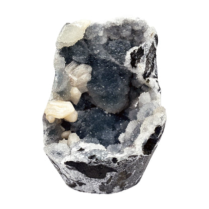 Natural Stilbite & Chalcedony Mineral Specimen - Gem Avenue