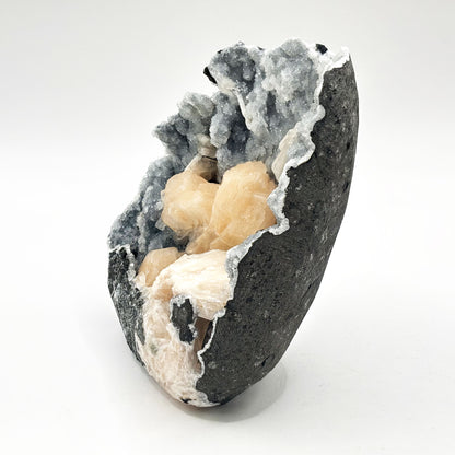 Natural Stilbite, Chalcedony Mineral Specimen - Gem Avenue