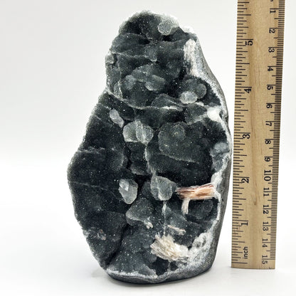Natural Stilbite & Chalcedony Mineral Specimen - Gem Avenue
