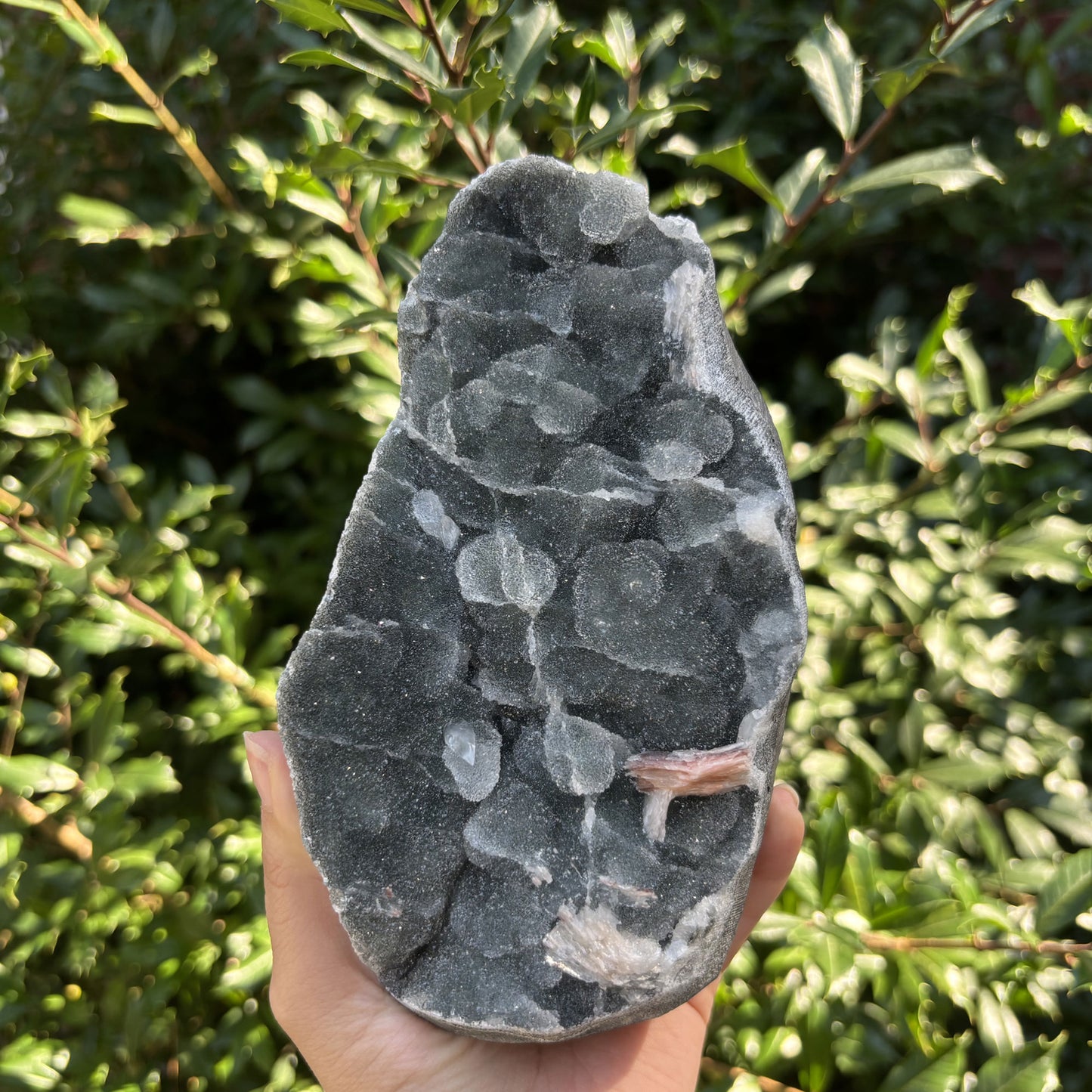 Natural Stilbite & Chalcedony Mineral Specimen - Gem Avenue
