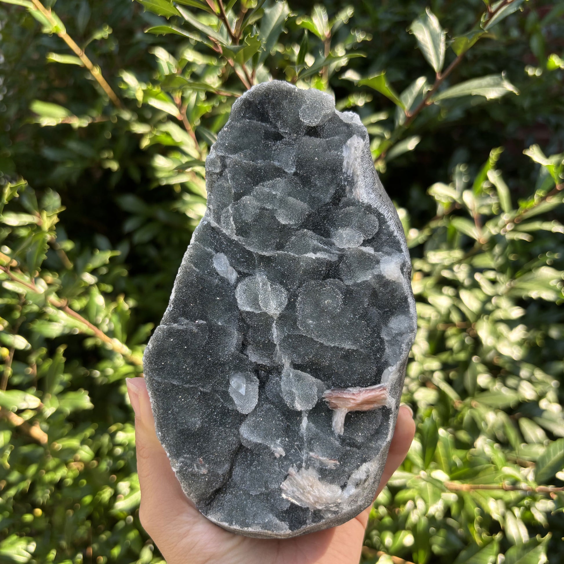 Natural Stilbite & Chalcedony Mineral Specimen - Gem Avenue