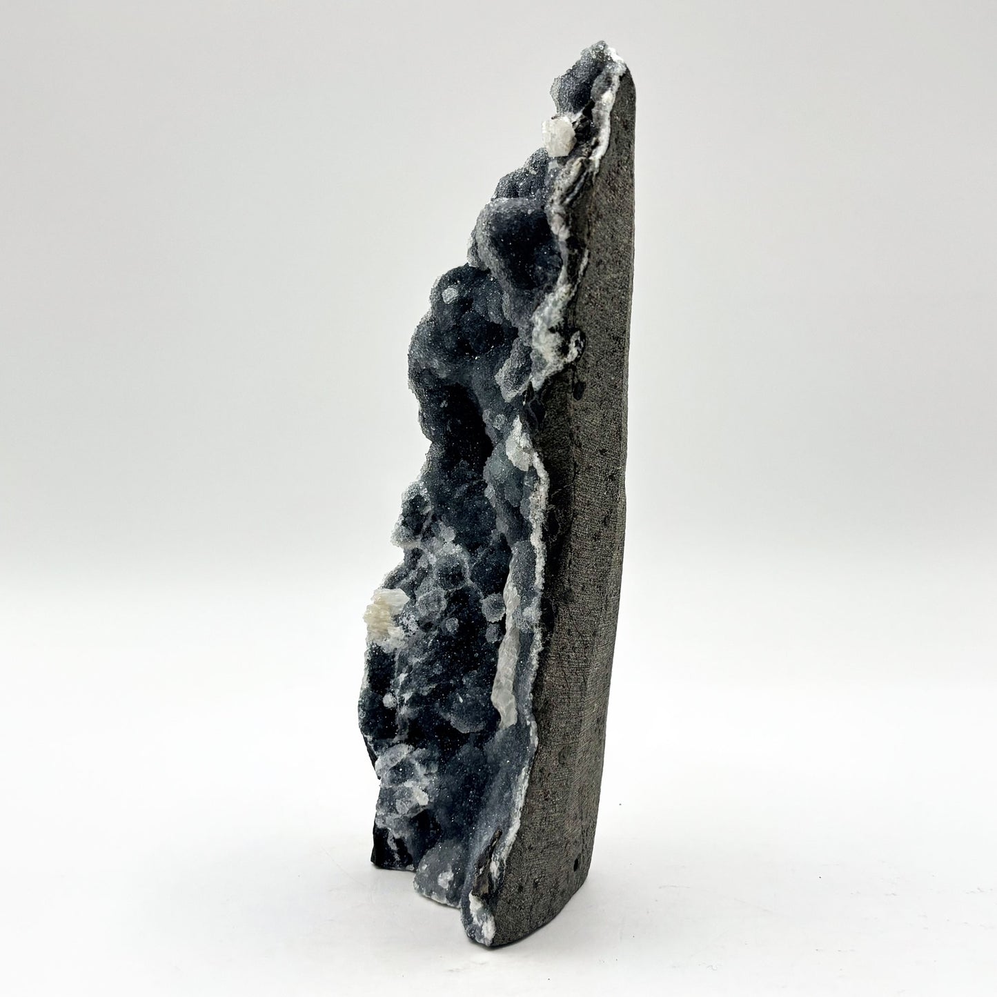 Natural Chalcedony Mineral Specimen Unique Crystal Cluster for Collectors, Healing Energy, and Decorative Display - RMI836
