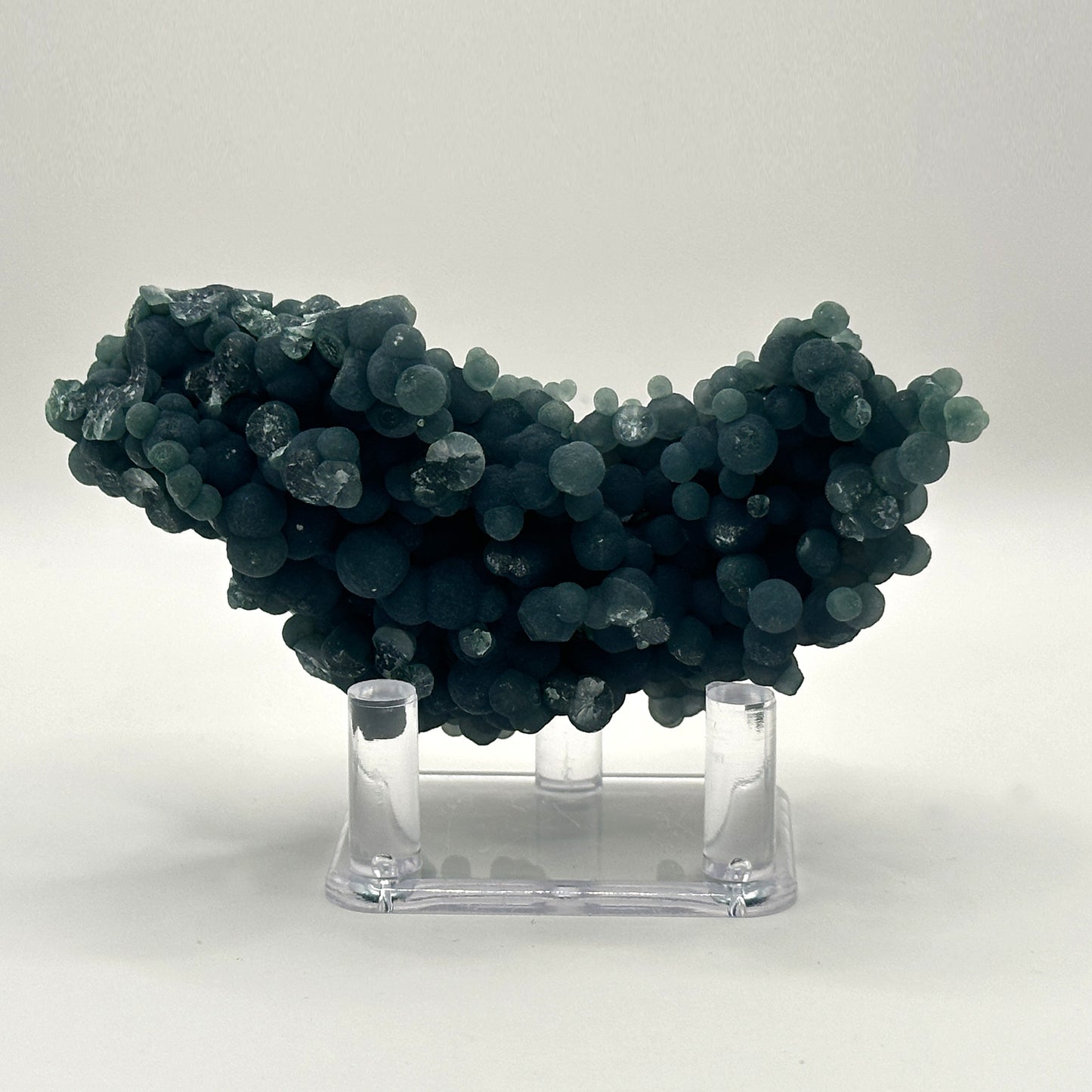 Natural Green Grape Agate Cluster Mineral Specimen for Crystal Collection & Peaceful Home Decor - RMI850