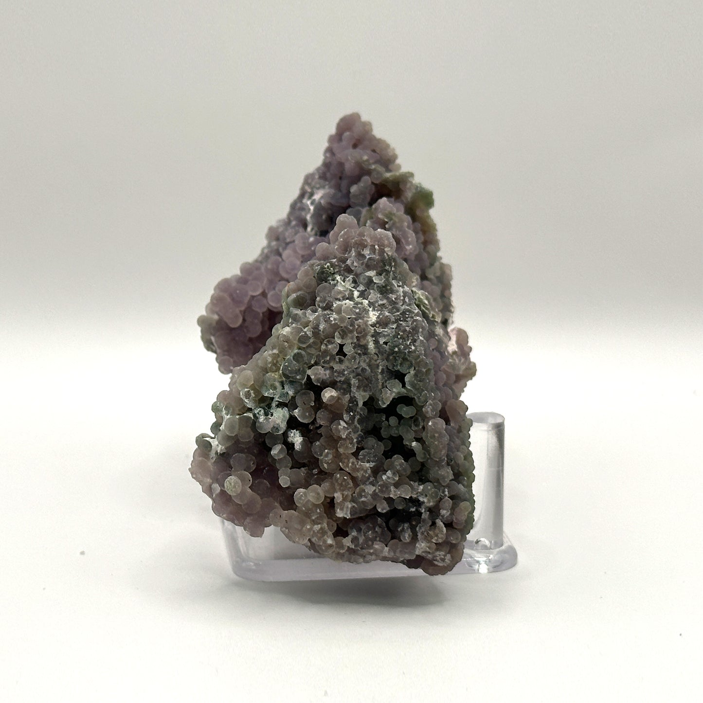 Natural Purple Grape Agate Mineral Specimen with Beautiful Crystal Formations for Meditation & Home Decor - RMI852