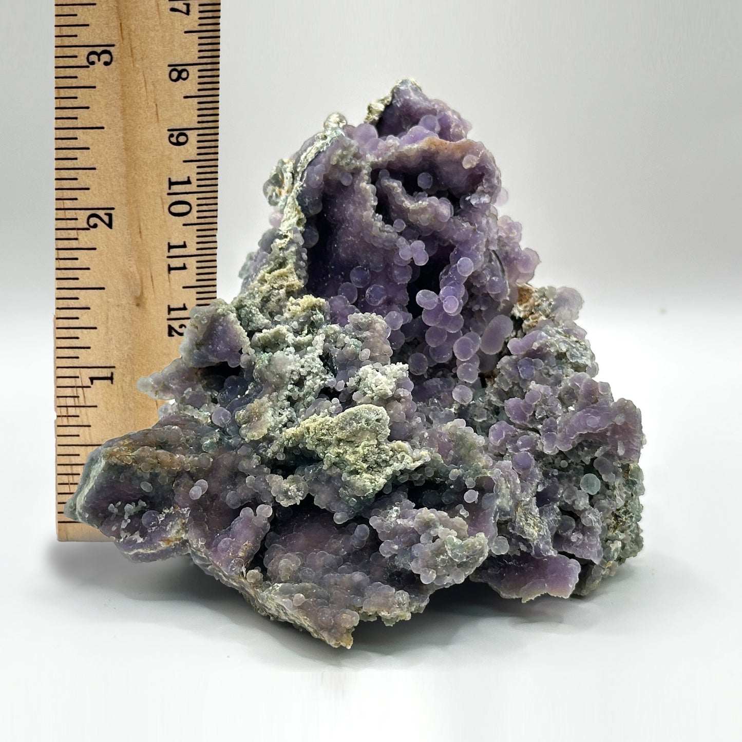 Natural Purple Grape Agate Mineral Specimen with Unique Crystal Formations for Energy Healing, Meditation & Home Decor - RMI855