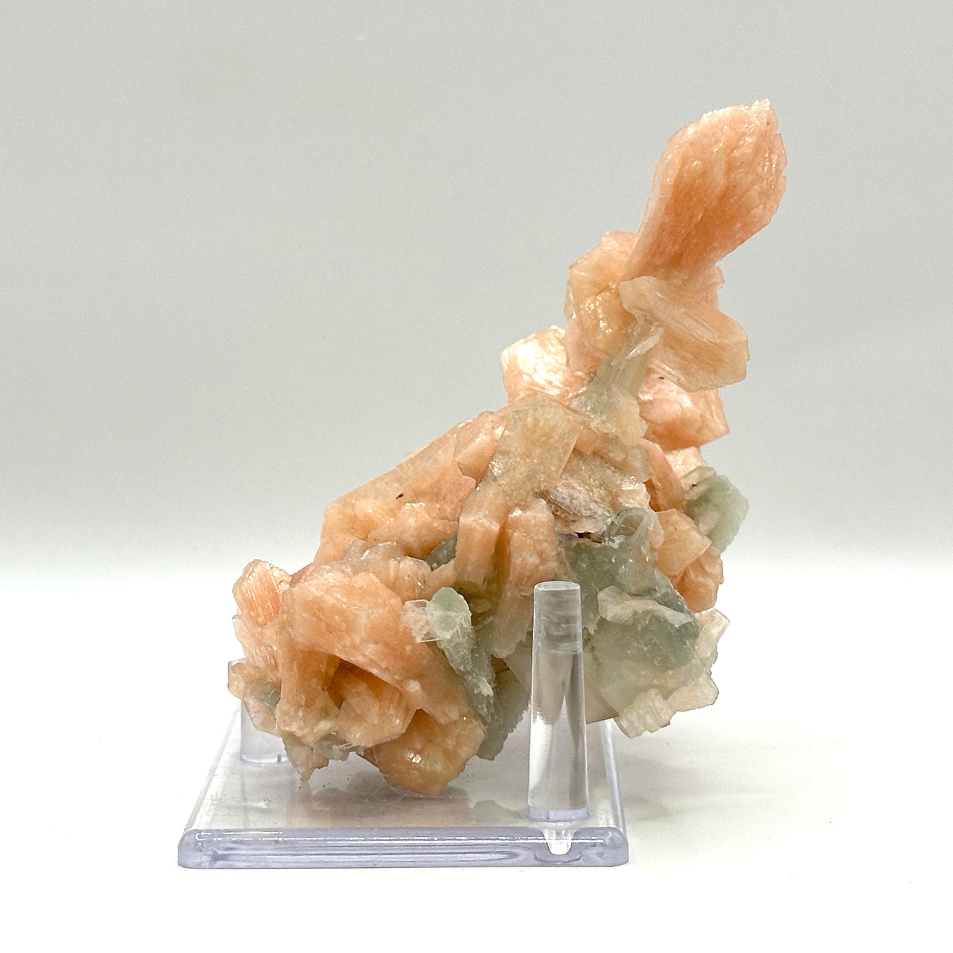 Natural Stilbite & Chalcedony Mineral Specimen - Gem Avenue Retail
