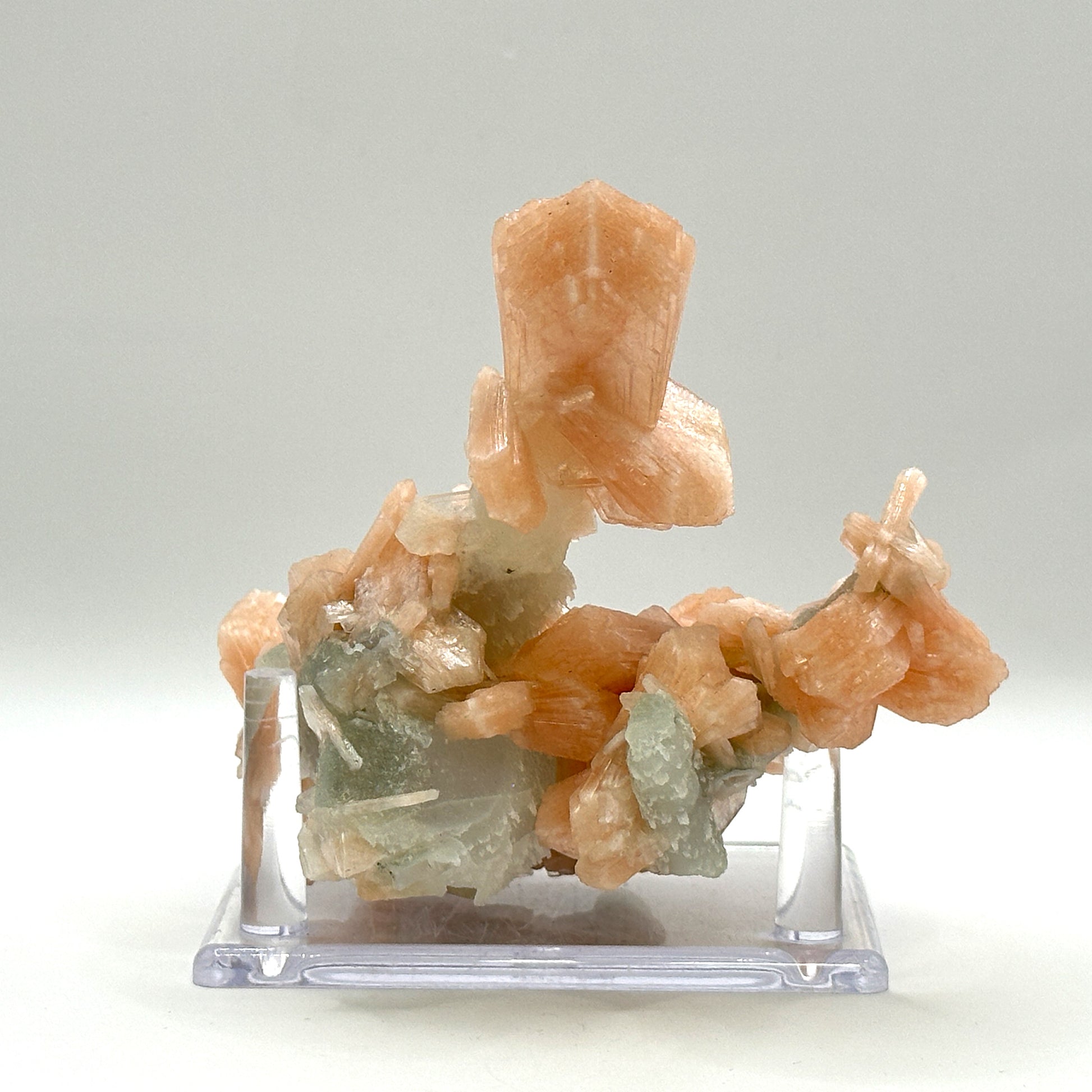 Natural Stilbite & Chalcedony Mineral Specimen - Gem Avenue Retail