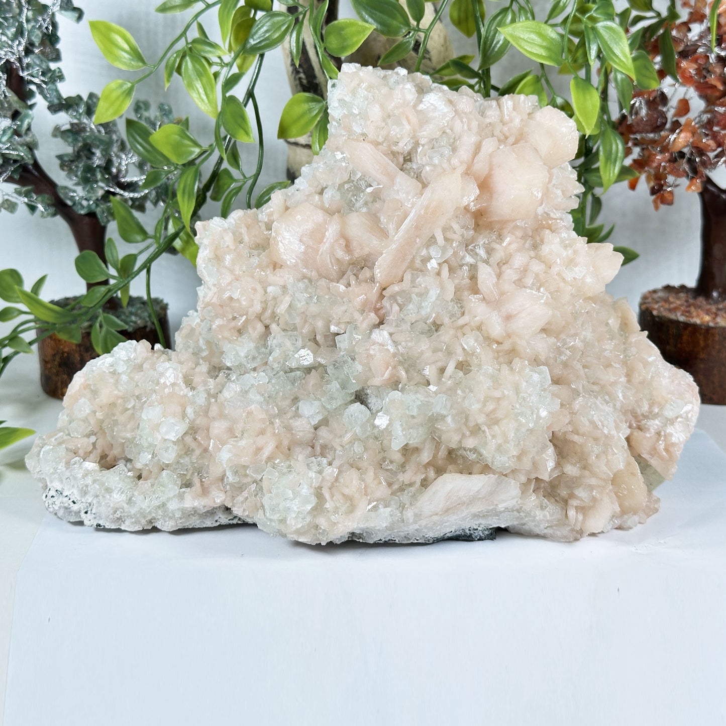 Stilbite Apophyllite Mineral Specimen - Gem Avenue Retail