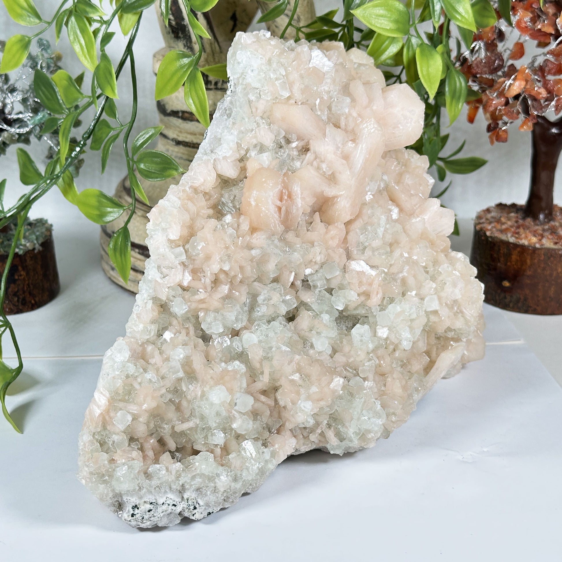 Stilbite Apophyllite Mineral Specimen - Gem Avenue Retail