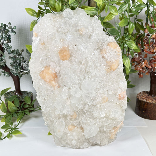 Apophyllite Stilbite Mineral Specimen - Gem Avenue Retail