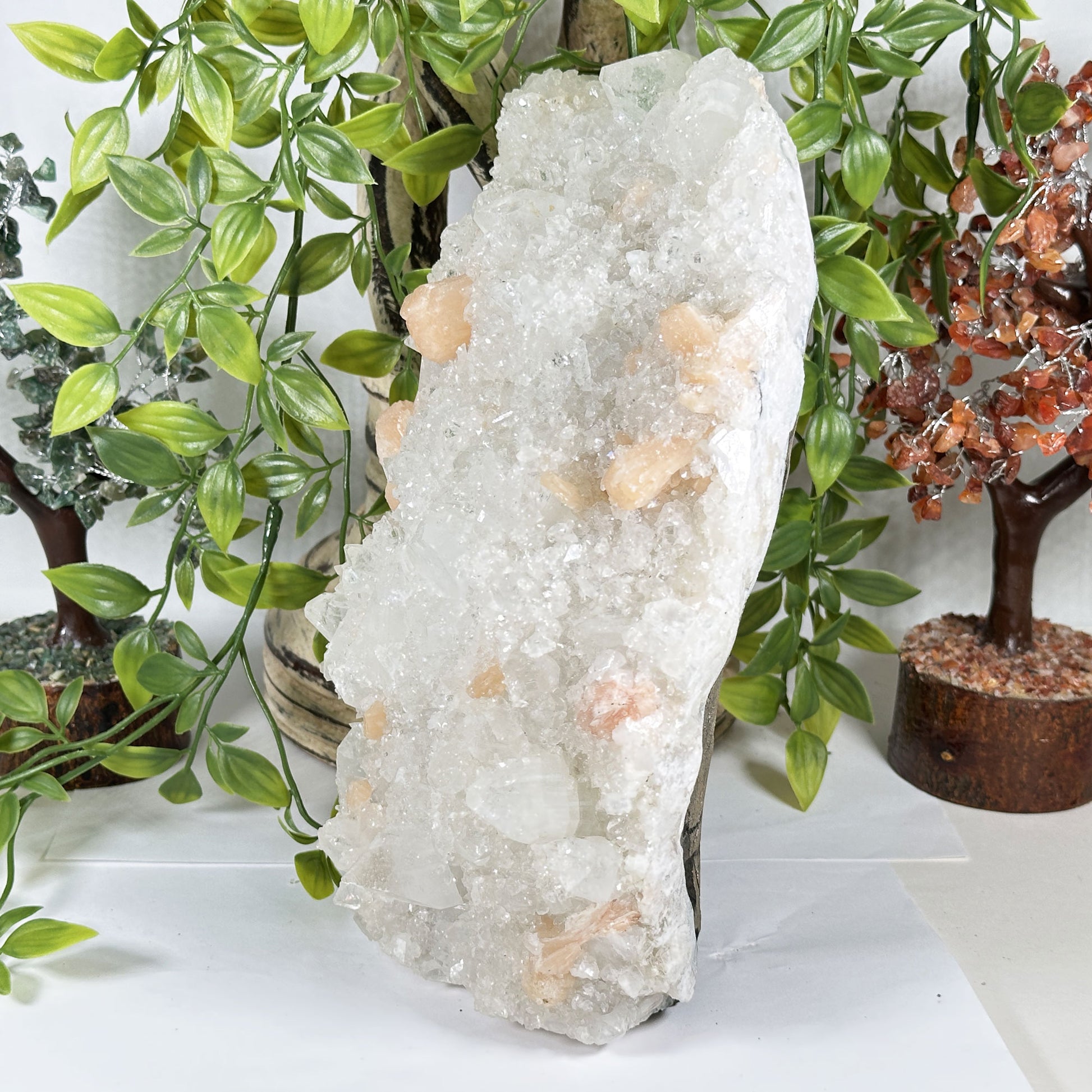 Apophyllite Stilbite Mineral Specimen - Gem Avenue Retail