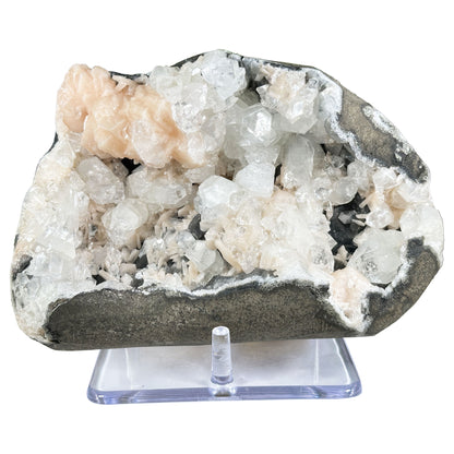 Apophyllite Chalcedony & Stilbite Mineral Specimen - Gem Avenue Retail