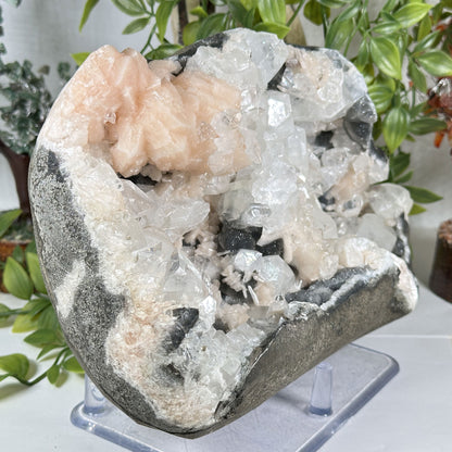 Apophyllite Chalcedony & Stilbite Mineral Specimen - Gem Avenue Retail