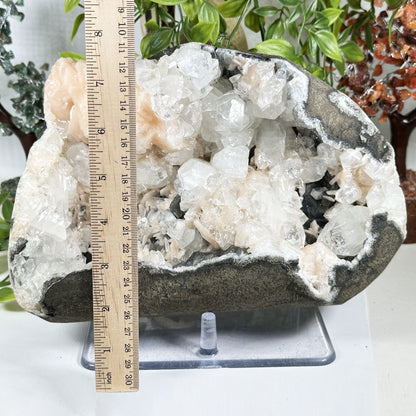 Apophyllite Chalcedony & Stilbite Mineral Specimen - Gem Avenue Retail