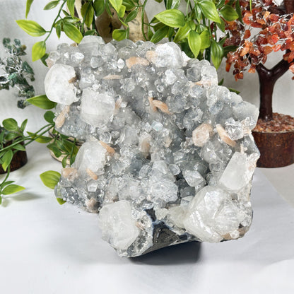 Apophyllite Stilbite & Chalcedony Mineral Specimen - Gem Avenue Retail
