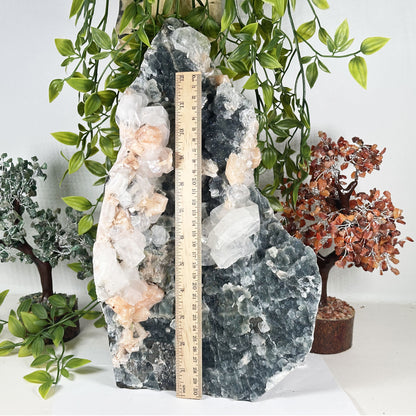 Chalcedony,Stilbite & Apophyllite Mineral Specimen - Gem Avenue Retail