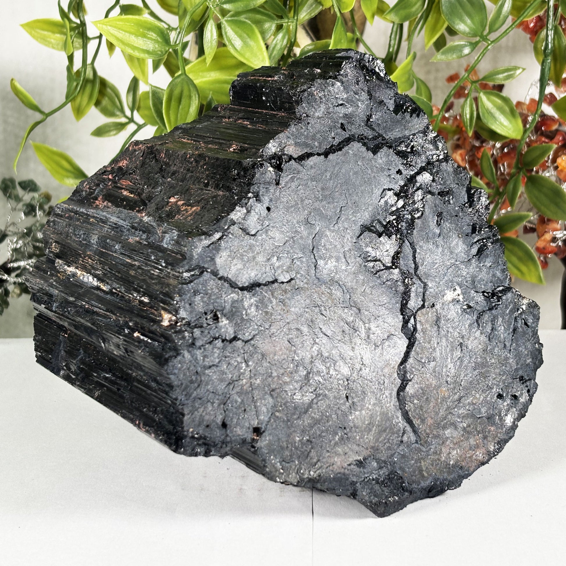 Black Tourmaline Mineral Specimen - Gem Avenue Retail