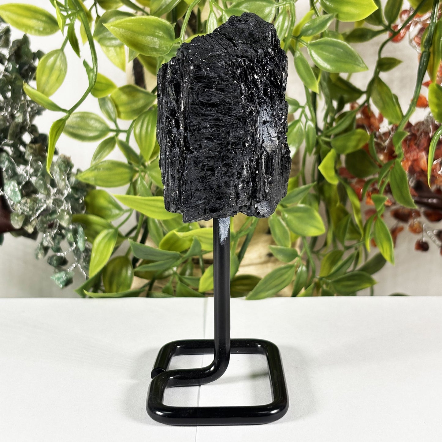 Black Tourmaline Mineral Specimen  - Gem Avenue Retail