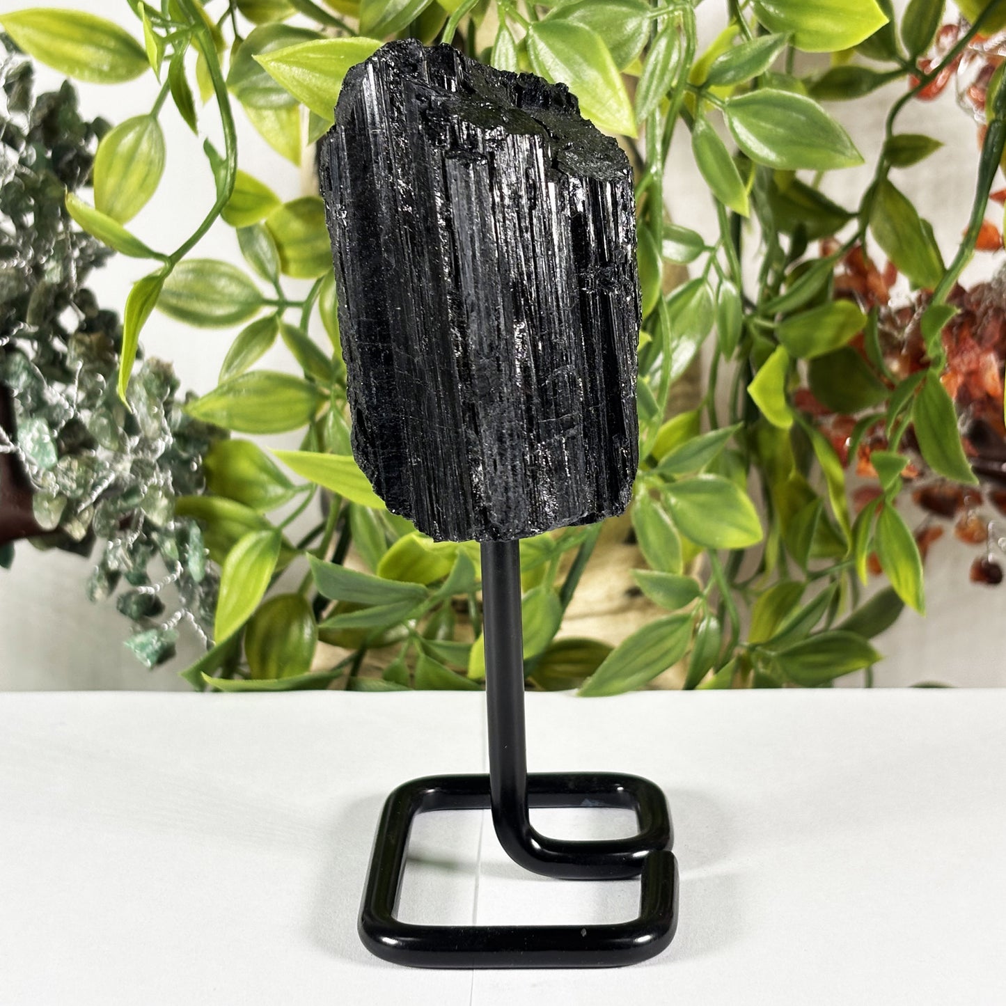 Black Tourmaline Mineral Specimen  - Gem Avenue Retail