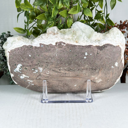 Green Apophyllite with Stilbite Crystal Mineral Specimen - Gem Avenue Retail