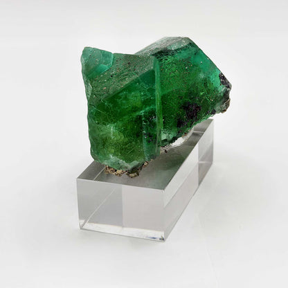 Natural Green Fluorite with Pyrite Mineral Specimen - Gem Avenue Retail