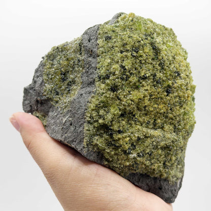 Natural Green Peridot Mineral Specimen - Gem Avenue Retail