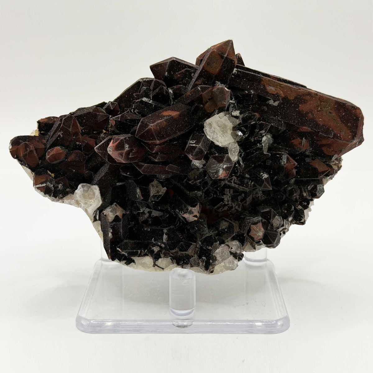 Natural Quartz with Hematite Mineral Specimen - Gem Avenue Retail